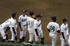 試合前、江戸川の選手たち