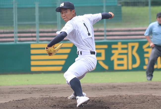 京都 平安高校 帽子 半メッシュ-